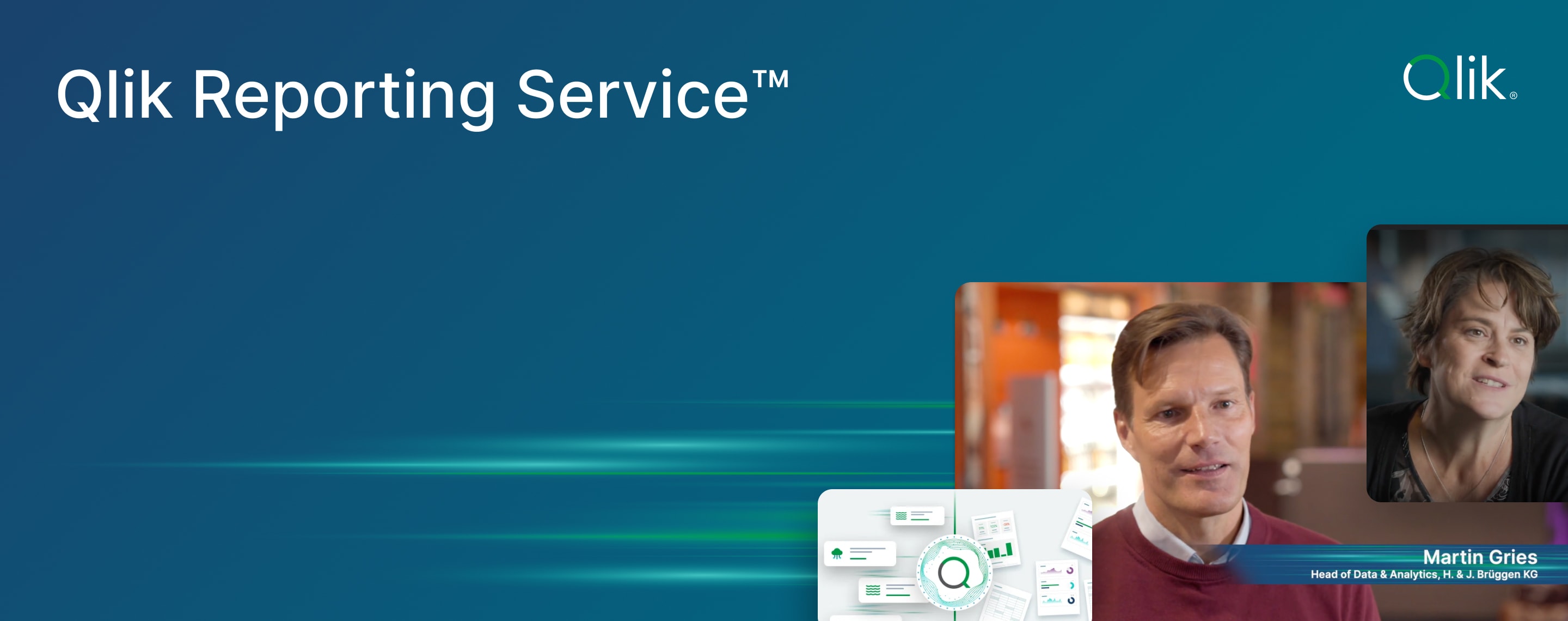 Click to play "Qlik Luminaries on Qlik Reporting Service" video via Vidyard.