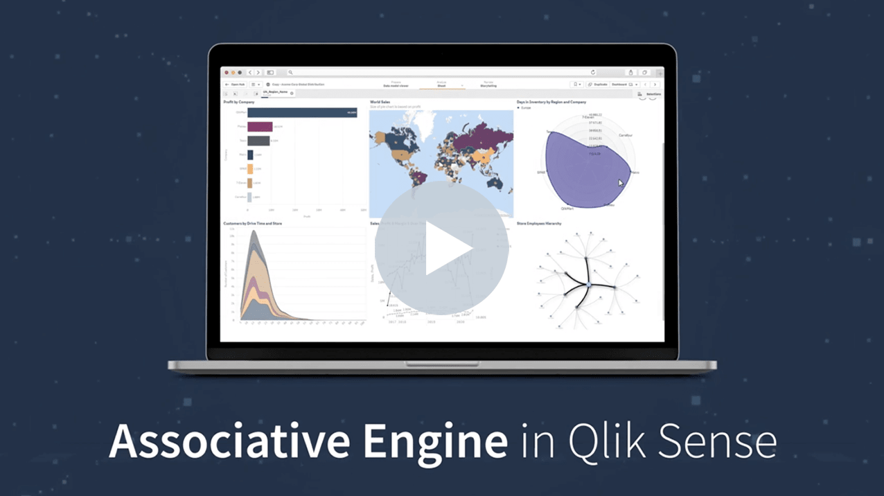 Click to play "Qlik Analytics Engine" video via Vidyard.