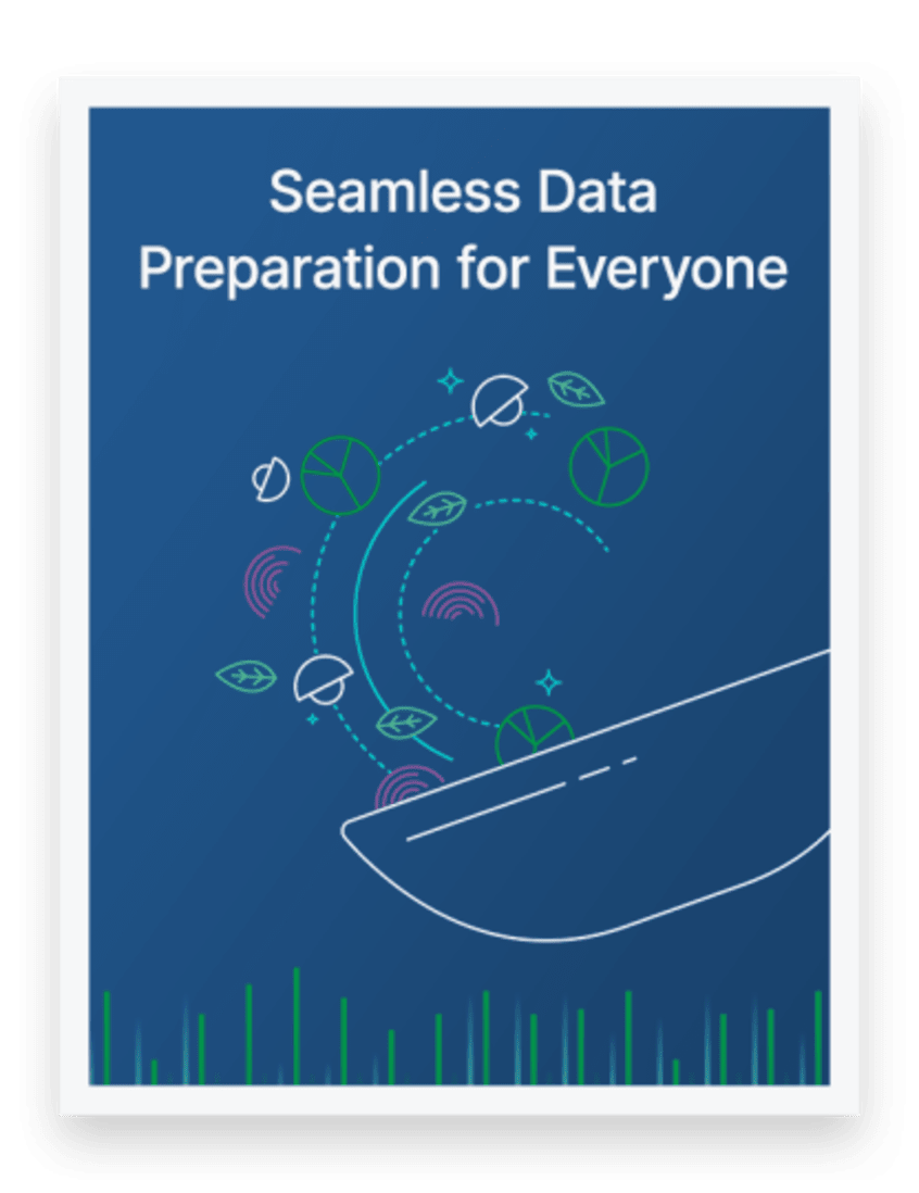 Image of the ebook "A Multi-Tool Approach to Data Preparation" cover