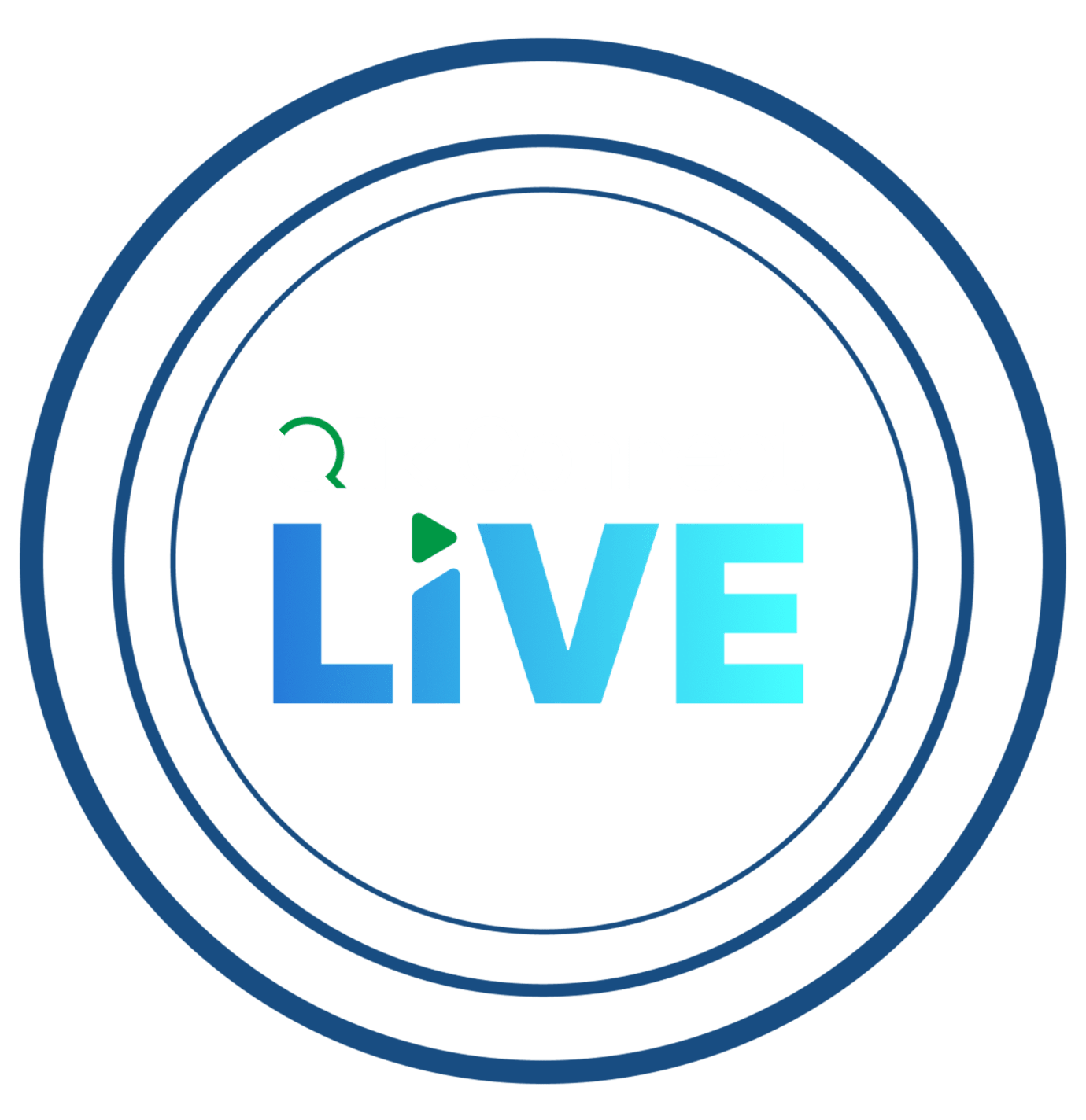 Qlik®澳洲幸运10正规官网 Connect Live event logo with a circular design in blue and green.
